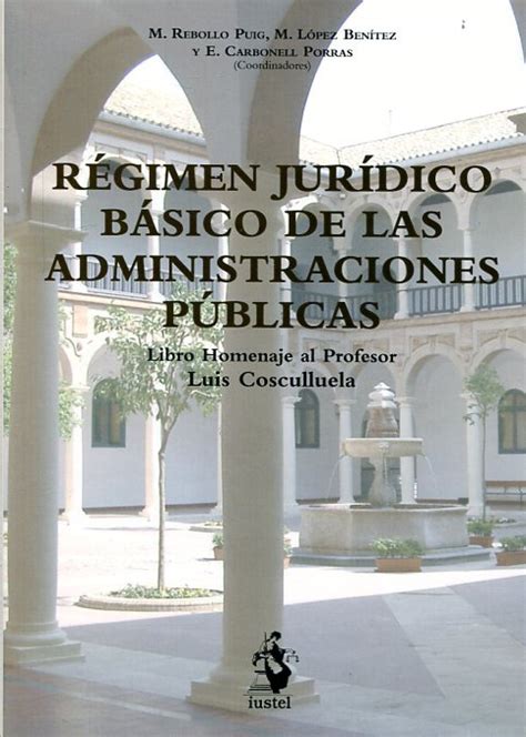 Libro R Gimen Jur Dico B Sico De Las Administraciones P Blicas