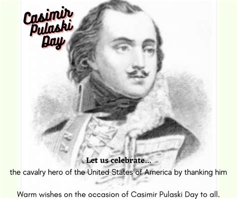 Best 20 Happy Casimir Pulaski day Quotes 2022 - Events Yard