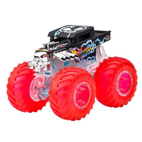 Машинка Mattel Hot Wheels Monster Trucks Монстр трак FYJ Bone Shaker купить с