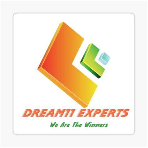 "Dream11 motivational logo" Sticker for Sale by Sundara2801 | Redbubble