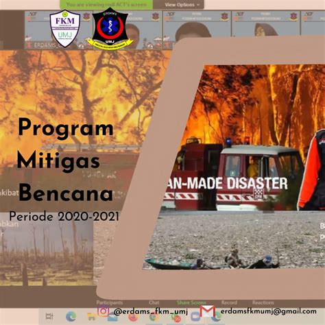 Program Mitigasi Bencana Promiba Erdams Fkm Umj Fkm Umj