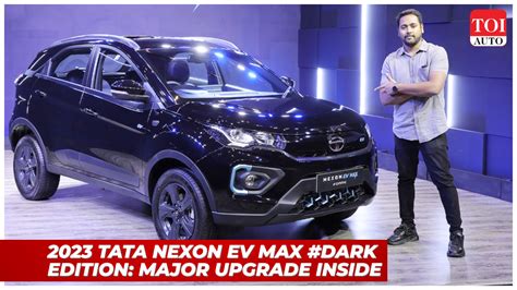 2023 Nexon Ev Max Dark Edition Tata Nexon Ev Max Goes Dark Whats