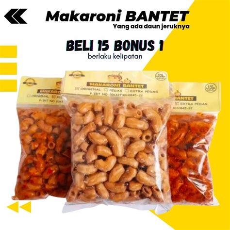 Jual MAKARONI BANTET Cap Koki Khas Tasikmalaya Free Bubble Shopee