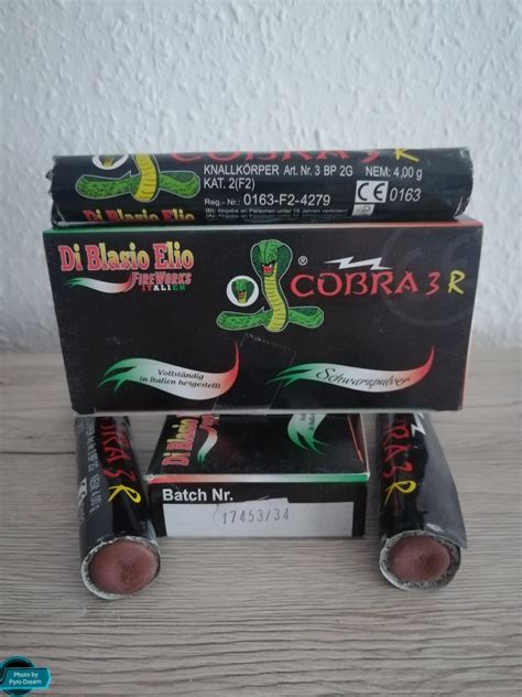 Feuerwerk Net Datenbank Di Blasio Elio Fireworks Cobra R Er Set