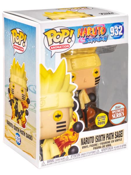 Funko Pop Naruto Shippuden Naruto Six Path Sage Glow Razors Edge