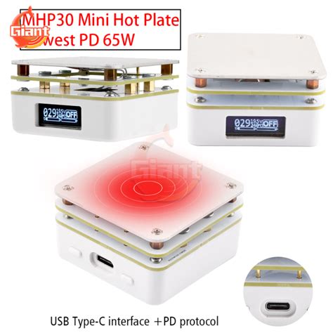 Must Have Style Mhp Pd W Mini Hot Plate Digital Soldering Preheating Rework Station Smd
