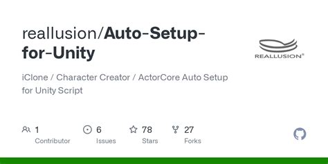 Auto Setup For Unity Resources At Main Reallusion Auto Setup For