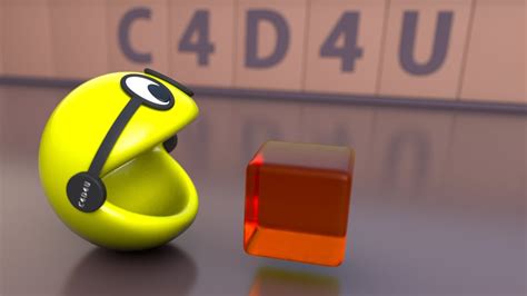 Pacman 3d Animation V2 Little Bit Jelly 😋 ️ C4d4u Youtube