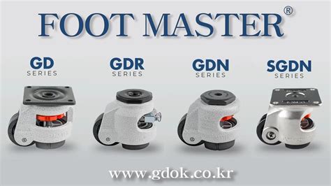 Foot Master Original Leveling Casters By G Dok Youtube