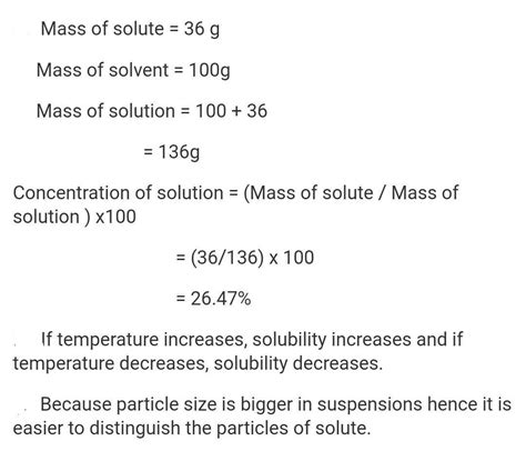 36 Gm Of Sodium Chloride Is Dissolved In 100gm Of Water At 293k Find