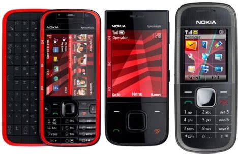 Nokia Releases New XpressMusic Models | Ubergizmo