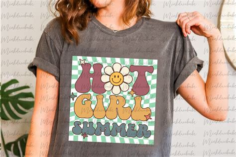 Retro Hot Girl Summer Png Graphic By Noble Cat Creative Fabrica