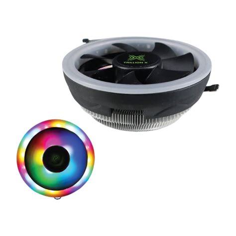 TRILLION-X XSTORM STATIC RGB UFO COOLING FANS CPU COOLER FOR INTEL ...