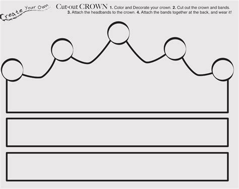 paper crown templates