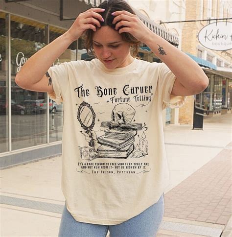 Comfort Colors Bone Carver Shirt Acotar Shirt Acotar Merch Sjm Merch