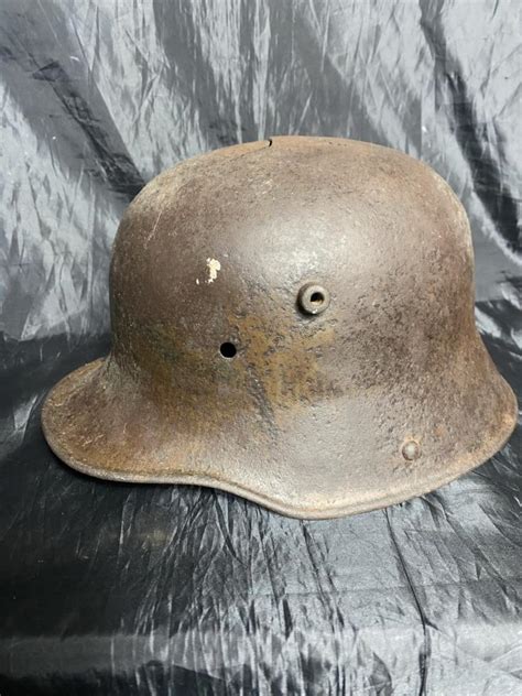 Chase Militaria Relic Ww1 German M16 Camo Helmet