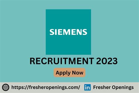 Siemens Jobs For Freshers 2023 2024 Hiring Drive For Freshers Apply