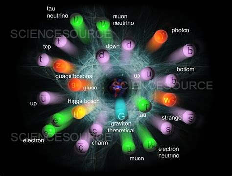 Subatomic Particles, illustration | Stock Image - Science Source Images