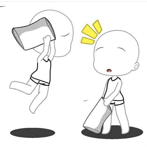 Gacha Life Body Base Poses Couple - Printable Form, Templates and Letter