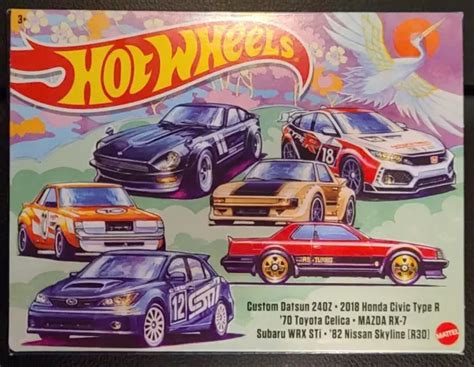 2023 HOT WHEELS Japanese Car Culture Themed JDM 6 Car Multipack Factory Sealed 25 97