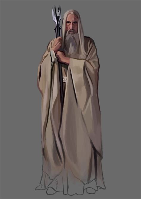 Saruman The White Character Art