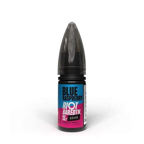 Riot Bar Edtn Blue Raspberry Nic Salt E Liquid For Vape Uk