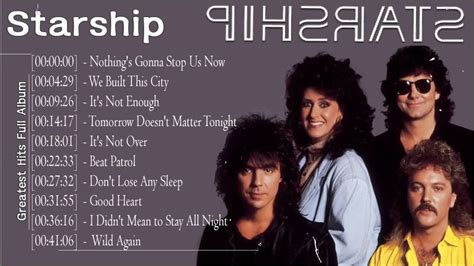 Starship Greatest Hits Full Album The Best Of Starship Playlist