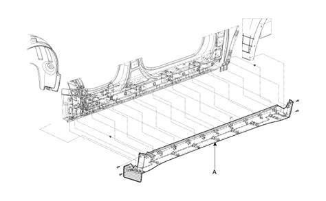 Kia Sportage Side Sill Molding Repair Procedures Body Side Molding