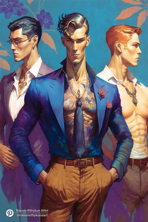 Handsome Men Handsome Men Male Art Gay Art