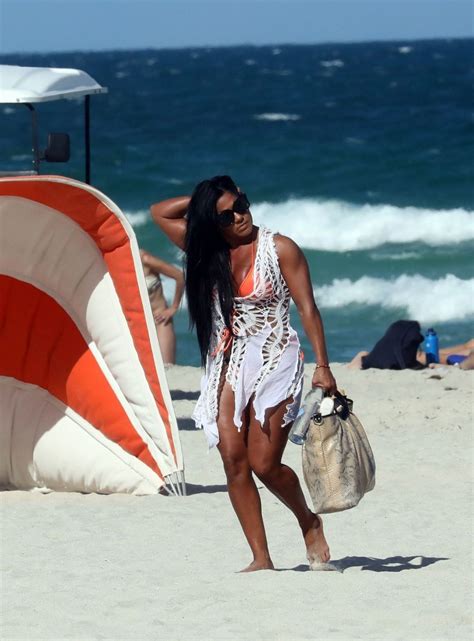 MARIPILY RIVERA In Bikini At A Beach In Miami 10 14 2019 HawtCelebs