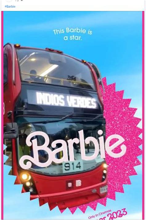 Metrobús De La Cdmx Se Une Al Trend De Barbie Y Ya Tiene Su Póster Infobae