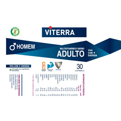 Viterra Homem Adulto 30 Comprimidos