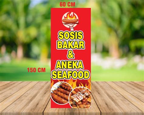 Spandukbanner Sosis Bakar Dan Aneka Seafood P 150xl60 Cm Lazada