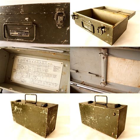 Vintage Black Metal Suitcase with Handle and Heavy Duty Spring Latches – ThirdShiftVintage.com