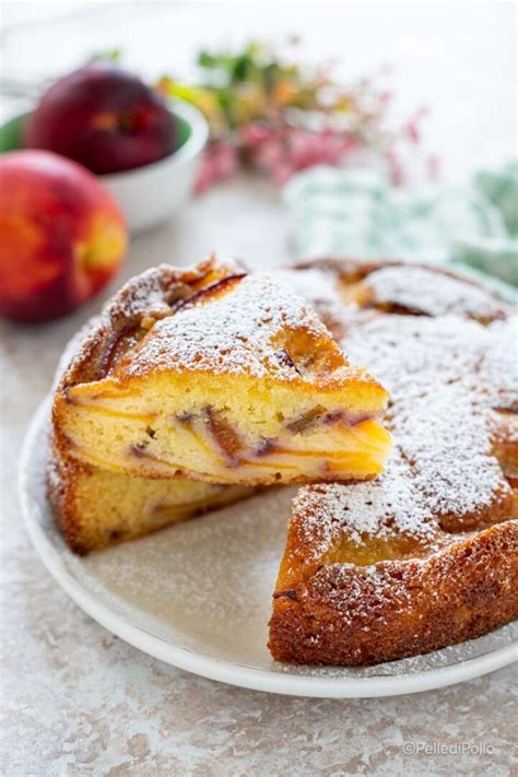 Torta Di Pesche Semplice Morbidissima E Golosa