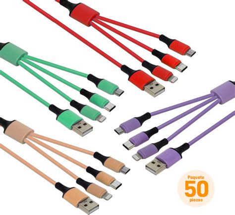 Paquete De Cables En Usb A Tipo C Iphone Y V Buytiti