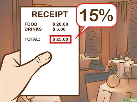 How To Tip Your Server At A Restaurant How Much To Pay