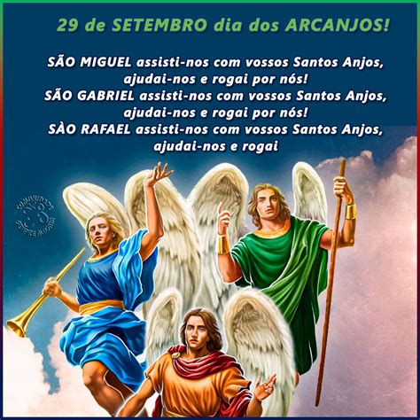 De Setembro Dia Dos Arcanjos Sempre Alegriasempre Alegria