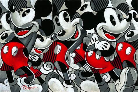 Wall of Mickey By Tim Rogerson | Dessin au crayon, Fond ecran disney ...