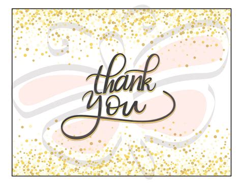 printable gold confetti   card digital file  instant
