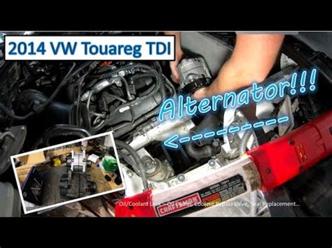 Vw Touareg Tdi Alternator Replacement Youtube