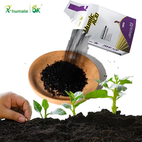 Humic Acid Water Soluble Fertilizer Manufacturer Potassium Humate