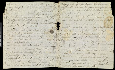 Letter From James Whitworth To His Wife 29 March 1812 Royal Museums