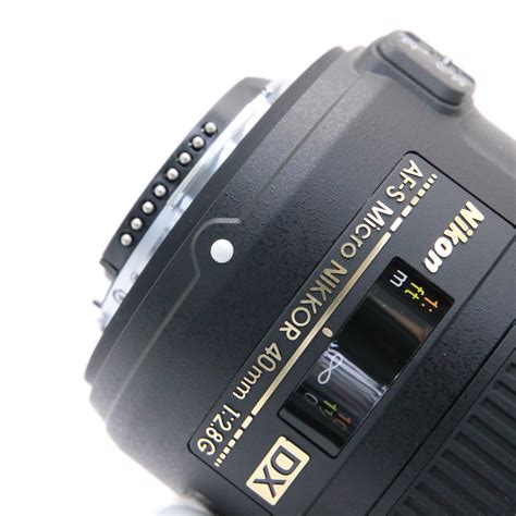 Nikon AF S DX Micro NIKKOR 40mm F 2 8G 184 EBay