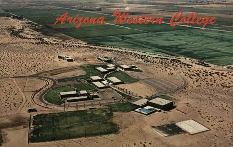 Arizona Western College Yuma Az Postcard