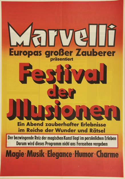 Marvelli Europas Gro Er Zauberer Plakat Zauber Pedia