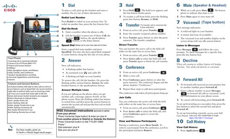 Cisco IP Phone 8841 8851 And 8861 Quick Start Guide Manualzz