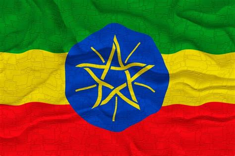 Premium Photo National Flag Of Ethiopia Background With Flag Of Ethiopia