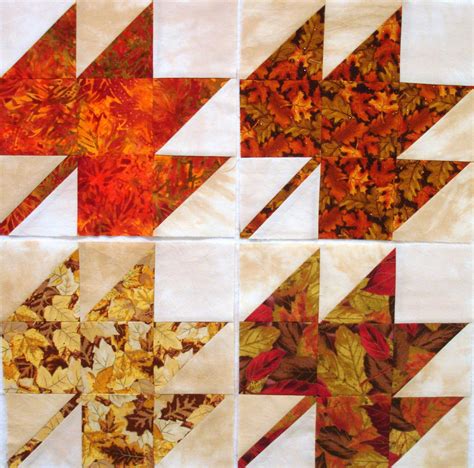 Autumn Leaves Quilt Blocks