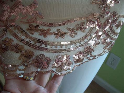 Nude Bodycon Party Dress Rose Gold Sequins Adj Straps Clubbing Etsy